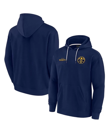 Унисекс худи Fanatics Denver Nuggets Elements, темно-синее
