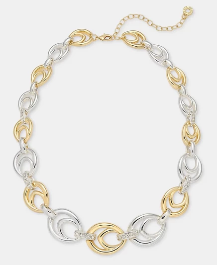 Колье-ошейник Anne Klein с круглым вырезом, удлинитель из золота 16 дюймов + 3 дюйма