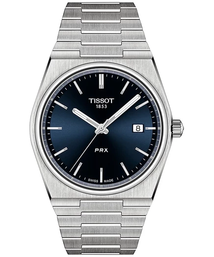 Мужские часы Tissot PRX 40 мм, синие