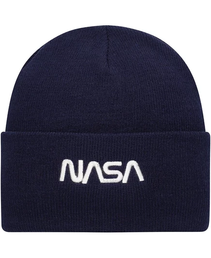 Мужская вязаная шапка American Needle NASA, синяя