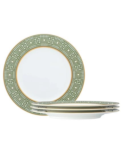 Набор салатных тарелок Noritake Infinity, 4 шт., зеленые