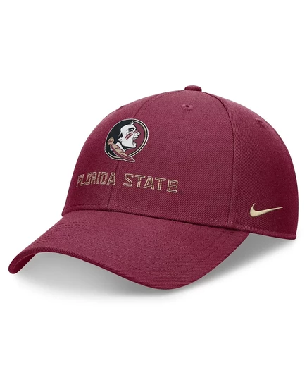 Мужская кепка Nike Garnet от Florida State Seminoles Prime Time с регулируемой посадкой garnet