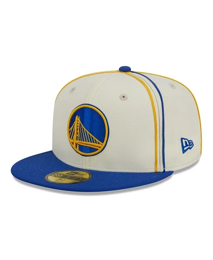 Мужская кепка New Era 59FIFTY Golden State Warriors, кремово-синяя