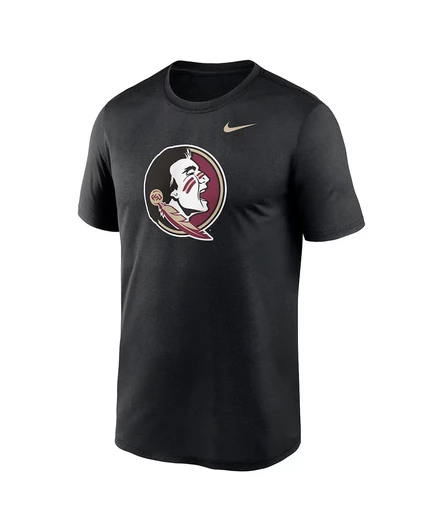 Мужская черная футболка Nike с логотипом Florida State Seminoles Prime Time Legend от Nike black