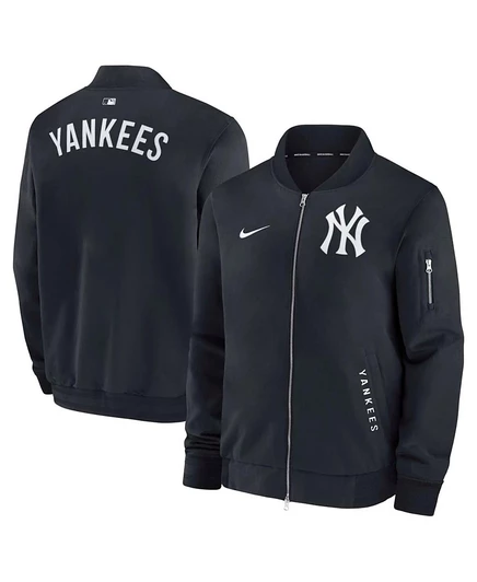 Мужская куртка-бомбер Nike Yankees Dugout, синяя