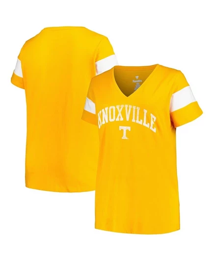 Женская футболка Profile Tennessee, плюс размер, оранжевая