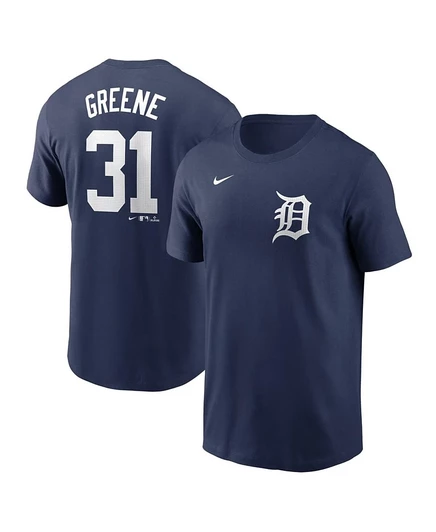 Мужская футболка Nike Riley Greene Detroit Tigers, синяя