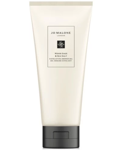 Отшелушивающий гель для душа Jo Malone London с древесным шалфеем и морской солью, 6,7 унции, без цвета