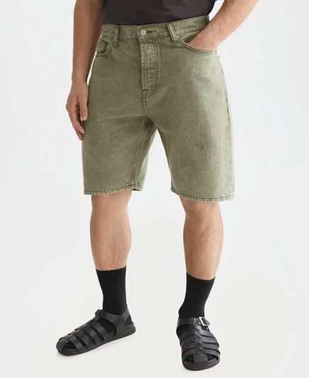 Мужские джинсовые шорты SCOTCH & SODA 11 дюймов зеленого цвета