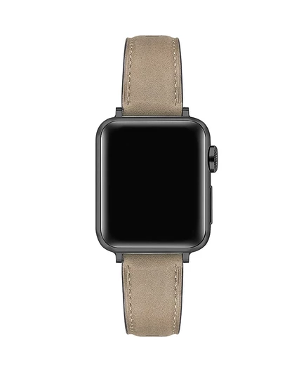 Потертый кожаный ремешок Posh Tech Hunt для Apple Watch коричневого цвета