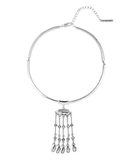 Колье T Tahari Casual Chic, серебристое