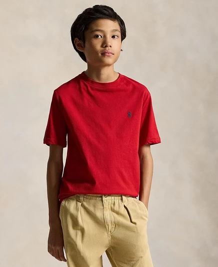 Мальчиковая футболка Polo Ralph Lauren, красная