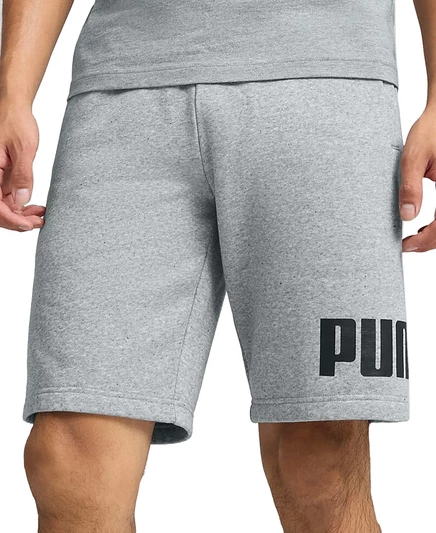 Мужские шорты Puma Logo с кулиской, серые