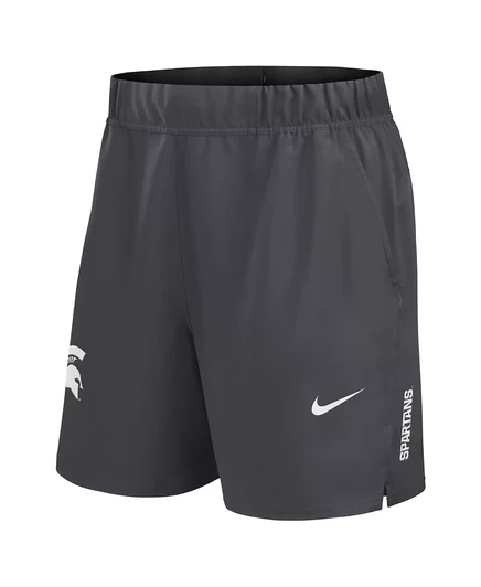 Nike мужская уголь штата Мичиган спартанцев прайм-тайм тканые шорты производительности Победы  charcoal