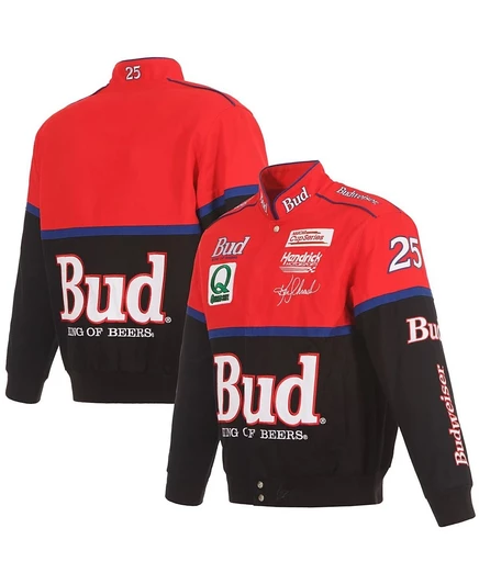 Мужская куртка JH Design Ken Schrader, черно-красная