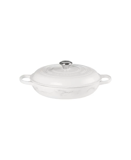 Жаровня Le Creuset 3,3 л эмалированная чугунная, белая