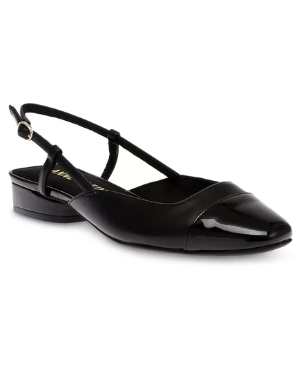 Женские туфли на плоской подошве Anne Klein Caigan Cap Toe Slingback black, black