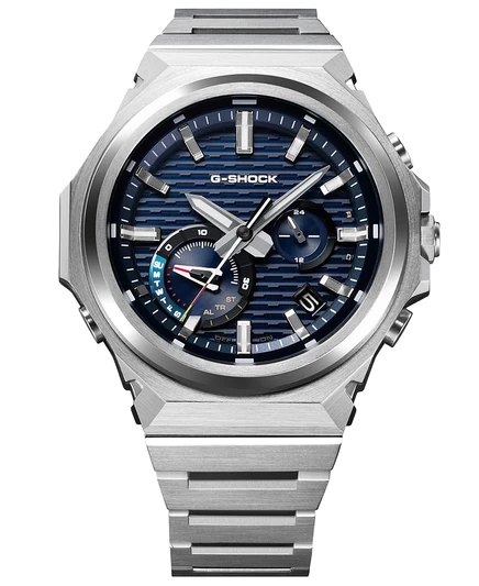Мужские японские кварцевые часы G-Shock из нержавеющей стали серебристого цвета, 44,2 мм