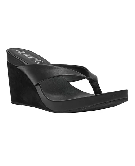 Женские сандалии Wild Pair Estelaa на танкетке, черные
