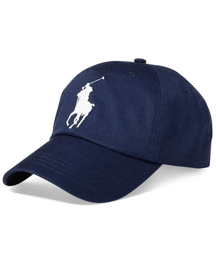 Мужская кепка Polo Ralph Lauren Big Pony, синяя