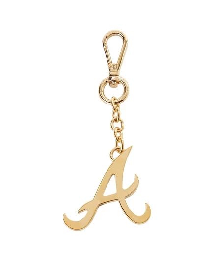 Брелок Dooney & Bourke Atlanta Braves с карабином, белый