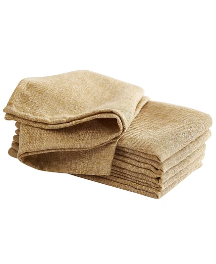 Комплект из 6 салфеток Laura Ashley Harper 18″×18″, золотистые