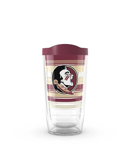 Стакан Tervis Tumbler Florida State Seminoles, 16 унций. Классический стакан Hype Stripes