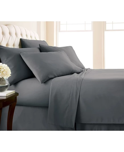 Простыни Southshore Fine Linens Split King, темно-серые