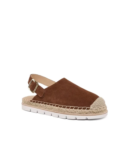 Женские слипоны Bea Slingback Mule коричневого цвета