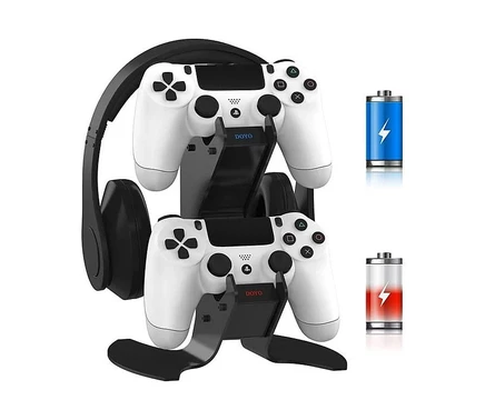 Док-станция NBCP Staton для 2 контроллеров PS4, черная