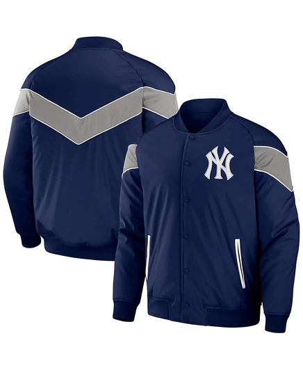 Мужская бейсбольная куртка Fanatics Yankees, синяя