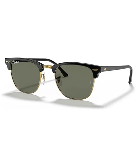 Солнцезащитные очки Ray-Ban Унисекс с поляризацией и низкой переносицей, RB3016F CLUBMASTER CLASSIC 55