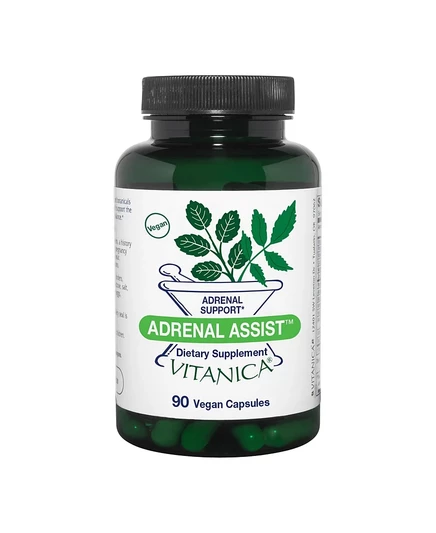 БАД Vitanica Adrenal Assist, 90 капсул, зеленая
