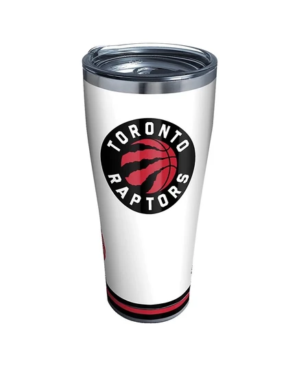 Термокружка Tervis Toronto Raptors 887 мл, стальная, белая