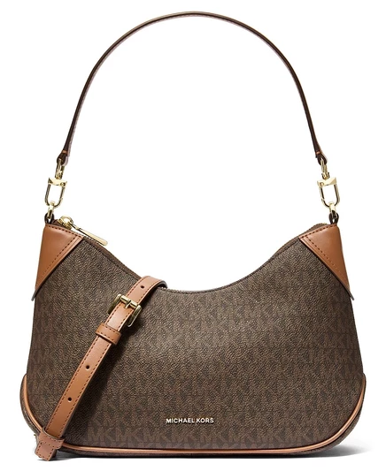 Женская сумка Michael Kors Jet Set pouchette, коричневая