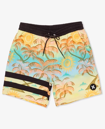 Мужские пляжные шорты Hurley Phantom Block Party Volley 17 pineapple