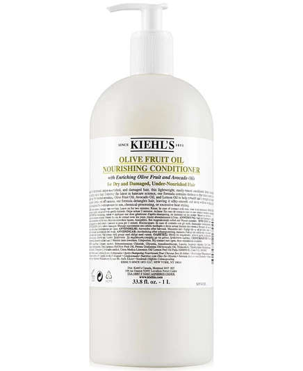 Питательный кондиционер с фруктовым оливковым маслом Kiehl's Since 1851, 33,8 жидких унции белого цвета
