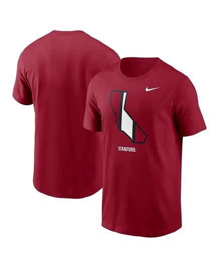Мужская футболка Nike Stanford Cardinal с принтом, красная
