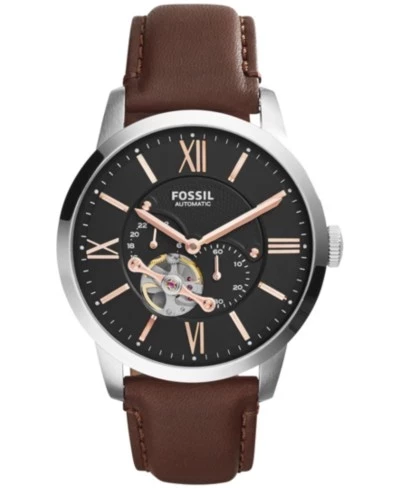 Мужские часы Fossil ME3061, автоподзавод, коричневые