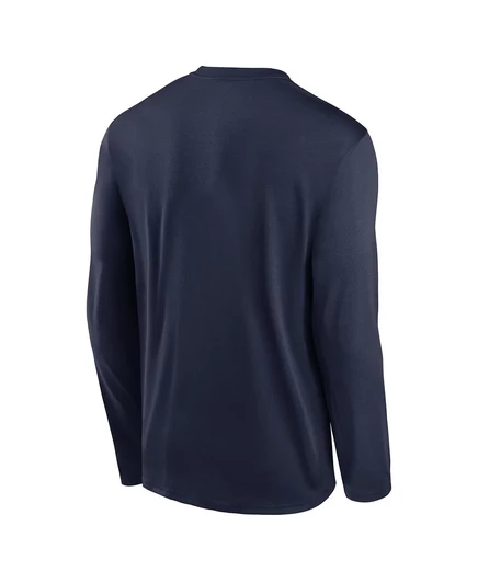 Мужская футболка Nike Navy West Virginia Mountaineers Prime Time Center Lockup с длинным рукавом navy