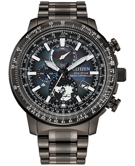Мужские часы Citizen Promaster GeoTrekker 46 мм, серые