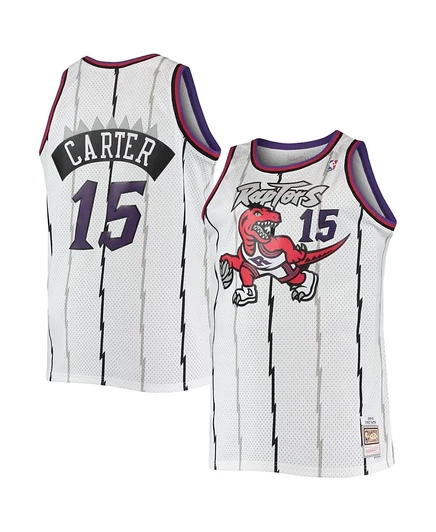 Мужское джерси Mitchell & Ness Vince Carter, белое