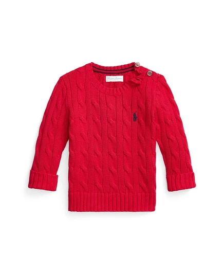 Вязаный свитер для мальчиков Polo Ralph Lauren, красный
