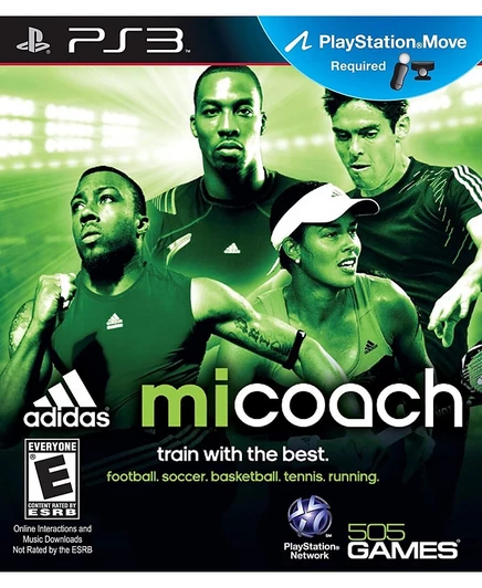 Видеоигра 505 Games miCoach by Adidas для PS3