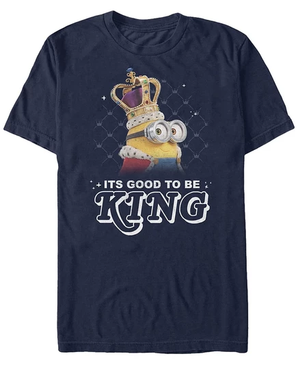 Мужская футболка Fifth Sun Minions It's Good To Be King, синяя