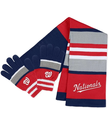 Женский набор шарф и перчатки WEAR by Erin Andrews Washington Nationals, мультицвет