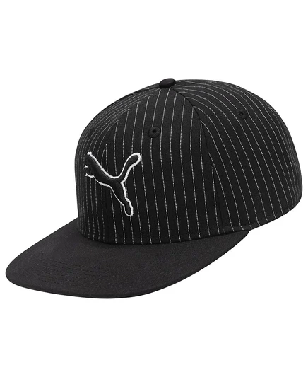 Мужская бейсболка Puma Snapback в тонкую полоску, черная