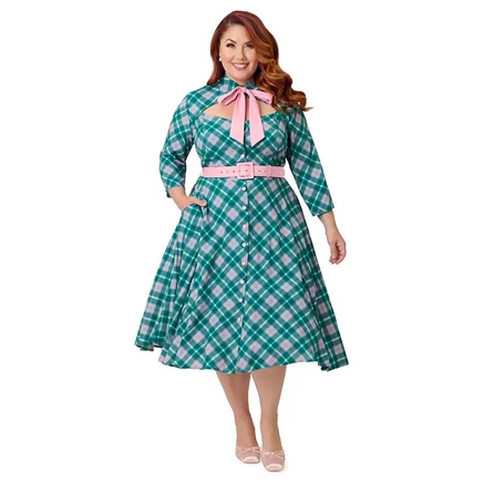 Женское платье Unique Vintage Sweetheart, плюс-сайз, мульти