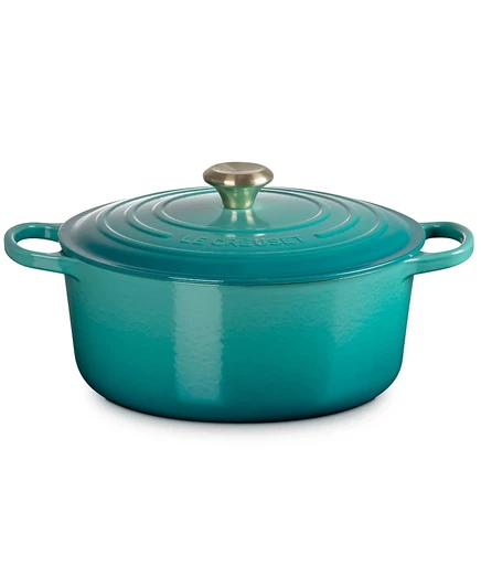 Чугунная кастрюля Le Creuset 4,3 л, голубая