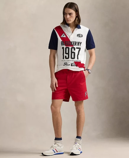 Мужские 6-дюймовые шорты Polo Prepster из эластичного хлопка Polo Ralph Lauren rl 2000 red